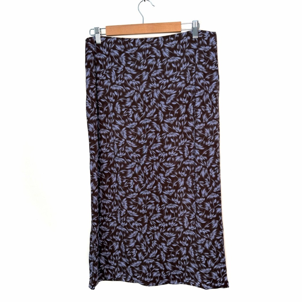 Madewell Drapey Mockneck Top Floral Drapey Pull-on Midi Skirt Set Size Large - Picture 4 of 13